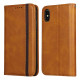 Flip Cover iPhone X / XS Effet Cuir Bicolore avec Lanière Flip Cover iPhone X / XS Effet Cuir Bicolore avec Lanière
