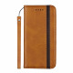 Flip Cover iPhone X / XS Effet Cuir Bicolore avec Lanière Flip Cover iPhone X / XS Effet Cuir Bicolore avec Lanière