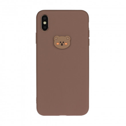 Coque iPhone XS Max Silicone Logo Animal Fun