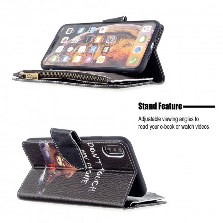 Housse iPhone XS Max Poche Zippée Ours Housse iPhone XS Max Poche Zippée Ours