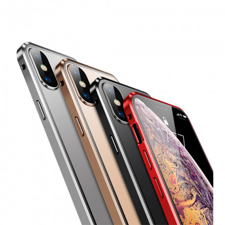 Coque iPhone XS Max Verre Trempé Avant et Arrière Coque iPhone XS Max Verre Trempé Avant et Arrière