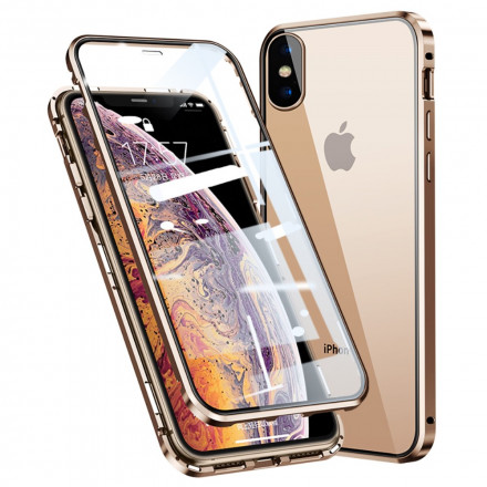 Coque iPhone XS Max Verre Trempé Avant et Arrière Coque iPhone XS Max Verre Trempé Avant et Arrière