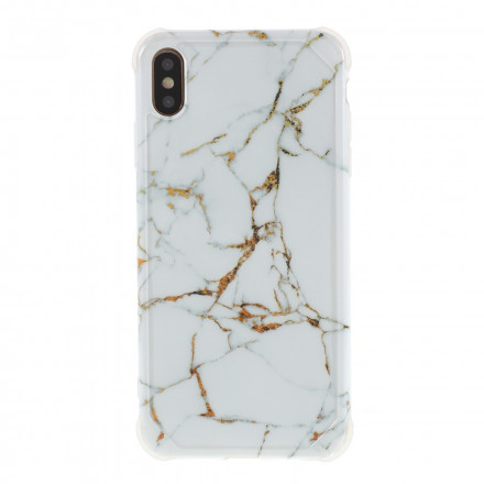 Coque iPhone XS Max Style Marbre Coins Renforcés