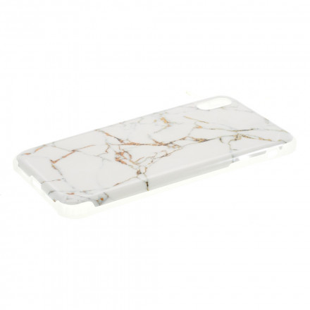 Coque iPhone XS Max Style Marbre Coins Renforcés