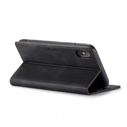 Flip Cover iPhone XS Max Effet Cuir Technologie RFID Flip Cover iPhone XS Max Effet Cuir Technologie RFID