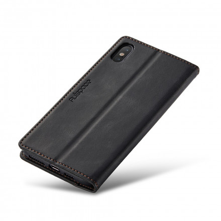 Flip Cover iPhone XS Max Effet Cuir Technologie RFID Flip Cover iPhone XS Max Effet Cuir Technologie RFID