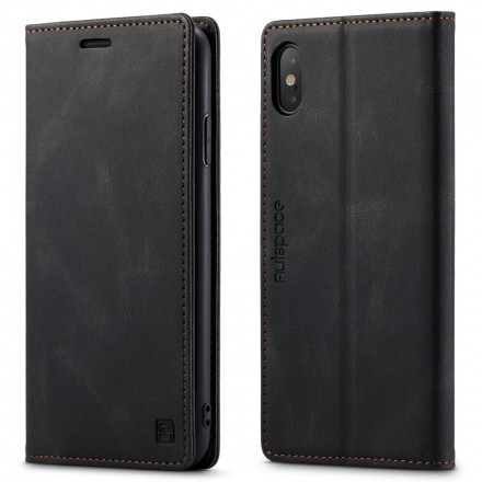 Flip Cover iPhone XS Max Effet Cuir Technologie RFID Flip Cover iPhone XS Max Effet Cuir Technologie RFID