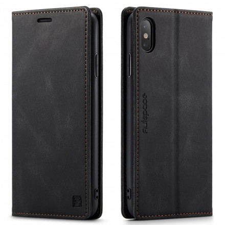 Flip Cover iPhone XS Max Effet Cuir Technologie RFID Flip Cover iPhone XS Max Effet Cuir Technologie RFID