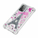 Coque Samsung Galaxy A52 4G / A52 5G La Tour Eiffel Paillettes Coque Samsung Galaxy A52 4G / A52 5G La Tour Eiffel Paillettes