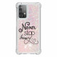 Coque Samsung Galaxy A52 4G / A52 5G Never Stop Dreaming Paillettes Coque Samsung Galaxy A52 4G / A52 5G Never Stop Dreaming Paillettes