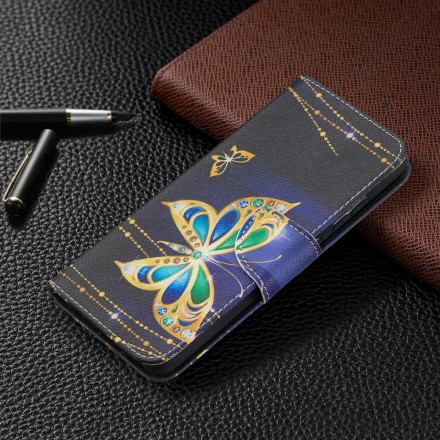 Housse Samsung Galaxy A52 4G / A52 5G Papillons Dorés Housse Samsung Galaxy A52 4G / A52 5G Papillons Dorés