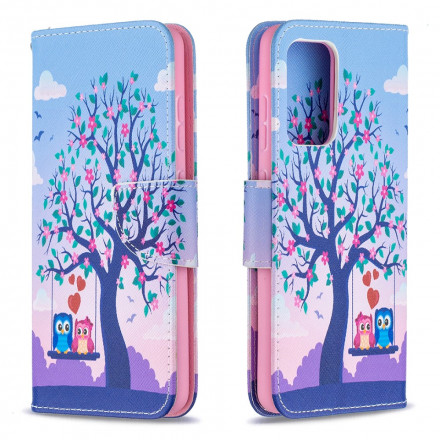 Housse Samsung Galaxy A52 4G / A52 5G Hiboux Sur La Balançoire Housse Samsung Galaxy A52 4G / A52 5G Hiboux Sur La Balançoire