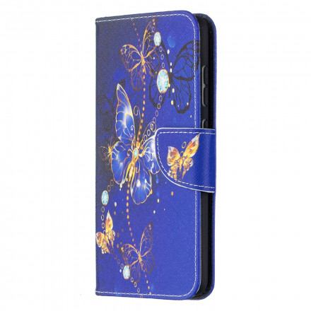 Housse Samsung Galaxy A52 4G / A52 5G Papillons Rois Housse Samsung Galaxy A52 4G / A52 5G Papillons Rois