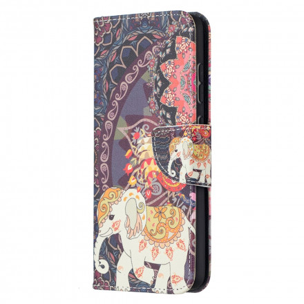 Housse Samsung Galaxy A52 4G / A52 5G Mandala Éléphants Ethniques Housse Samsung Galaxy A52 4G / A52 5G Mandala Éléphants Ethniques