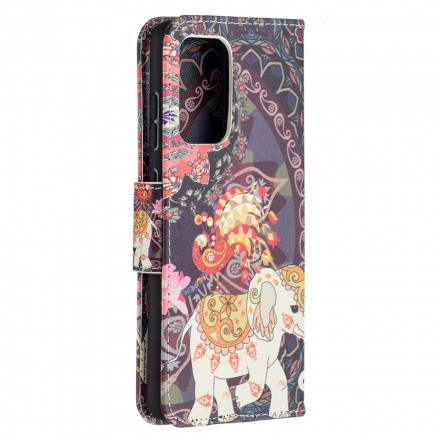 Housse Samsung Galaxy A52 4G / A52 5G Mandala Éléphants Ethniques Housse Samsung Galaxy A52 4G / A52 5G Mandala Éléphants Ethniques