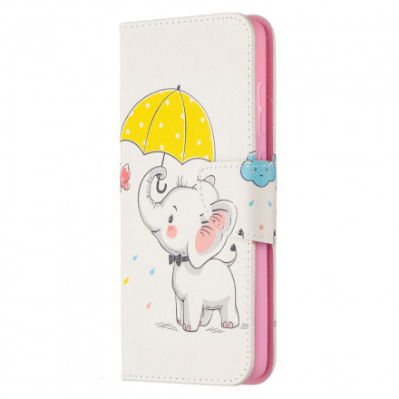 Housse Samsung Galaxy A52 4G / A52 5G Bébé Éléphant Housse Samsung Galaxy A52 4G / A52 5G Bébé Éléphant