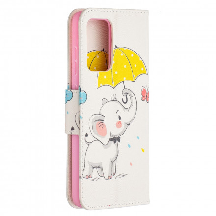 Housse Samsung Galaxy A52 4G / A52 5G Bébé Éléphant Housse Samsung Galaxy A52 4G / A52 5G Bébé Éléphant
