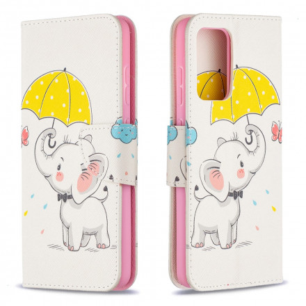 Housse Samsung Galaxy A52 4G / A52 5G Bébé Éléphant Housse Samsung Galaxy A52 4G / A52 5G Bébé Éléphant