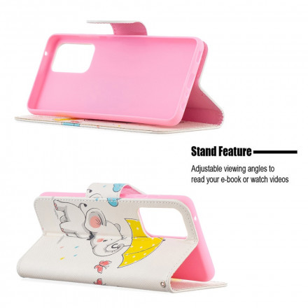 Housse Samsung Galaxy A52 4G / A52 5G Bébé Éléphant Housse Samsung Galaxy A52 4G / A52 5G Bébé Éléphant