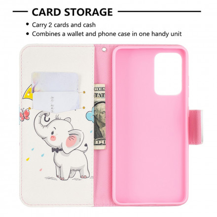 Housse Samsung Galaxy A52 4G / A52 5G Bébé Éléphant Housse Samsung Galaxy A52 4G / A52 5G Bébé Éléphant