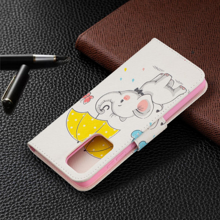 Housse Samsung Galaxy A52 4G / A52 5G Bébé Éléphant Housse Samsung Galaxy A52 4G / A52 5G Bébé Éléphant