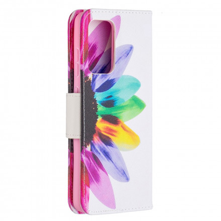 Housse Samsung Galaxy A52 4G / A52 5G Fleur Aquarelle Housse Samsung Galaxy A52 4G / A52 5G Fleur Aquarelle