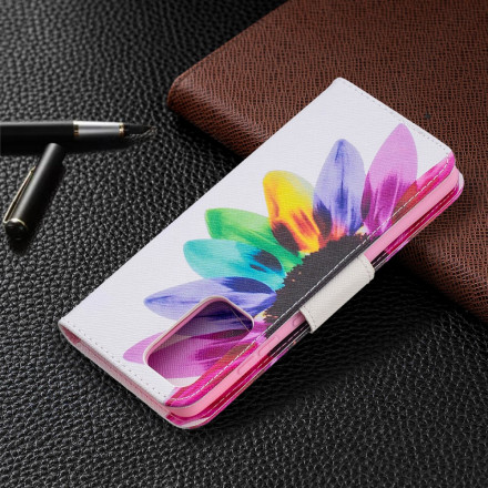 Housse Samsung Galaxy A52 4G / A52 5G Fleur Aquarelle Housse Samsung Galaxy A52 4G / A52 5G Fleur Aquarelle