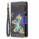 Housse Samsung Galaxy A52 4G / A52 5G Poche Zippée Papillons Housse Samsung Galaxy A52 4G / A52 5G Poche Zippée Papillons
