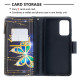 Housse Samsung Galaxy A52 4G / A52 5G Poche Zippée Papillons Housse Samsung Galaxy A52 4G / A52 5G Poche Zippée Papillons