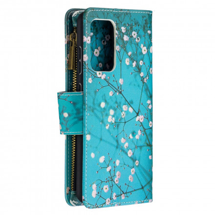 Housse Samsung Galaxy A52 4G / A52 5G Poche Zippée Arbre Housse Samsung Galaxy A52 4G / A52 5G Poche Zippée Arbre