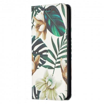Flip Cover Samsung Galaxy A52 4G / A52 5G 5G Feuilles Flip Cover Samsung Galaxy A52 4G / A52 5G 5G Feuilles