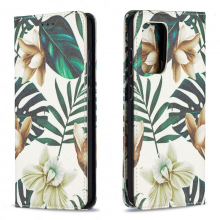 Flip Cover Samsung Galaxy A52 4G / A52 5G 5G Feuilles Flip Cover Samsung Galaxy A52 4G / A52 5G 5G Feuilles
