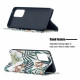 Flip Cover Samsung Galaxy A52 4G / A52 5G 5G Feuilles Flip Cover Samsung Galaxy A52 4G / A52 5G 5G Feuilles