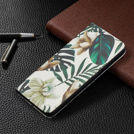 Flip Cover Samsung Galaxy A52 4G / A52 5G 5G Feuilles Flip Cover Samsung Galaxy A52 4G / A52 5G 5G Feuilles