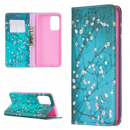 Flip Cover Samsung Galaxy A52 4G / A52 5G Branches Fleuries Flip Cover Samsung Galaxy A52 4G / A52 5G Branches Fleuries