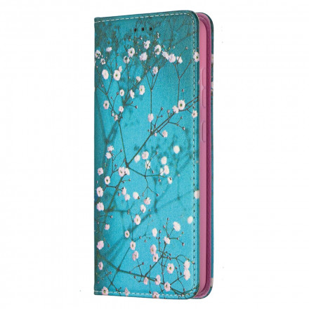 Flip Cover Samsung Galaxy A52 4G / A52 5G Branches Fleuries Flip Cover Samsung Galaxy A52 4G / A52 5G Branches Fleuries