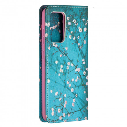 Flip Cover Samsung Galaxy A52 4G / A52 5G Branches Fleuries Flip Cover Samsung Galaxy A52 4G / A52 5G Branches Fleuries