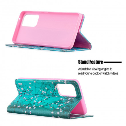Flip Cover Samsung Galaxy A52 4G / A52 5G Branches Fleuries Flip Cover Samsung Galaxy A52 4G / A52 5G Branches Fleuries