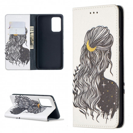 Flip Cover Samsung Galaxy A52 4G / A52 5G Jolie Chevelure Flip Cover Samsung Galaxy A52 4G / A52 5G Jolie Chevelure
