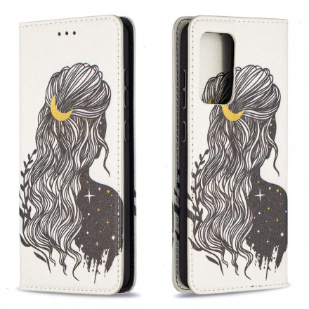 Flip Cover Samsung Galaxy A52 4G / A52 5G Jolie Chevelure Flip Cover Samsung Galaxy A52 4G / A52 5G Jolie Chevelure