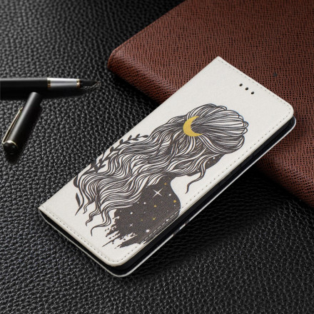 Flip Cover Samsung Galaxy A52 4G / A52 5G Jolie Chevelure Flip Cover Samsung Galaxy A52 4G / A52 5G Jolie Chevelure