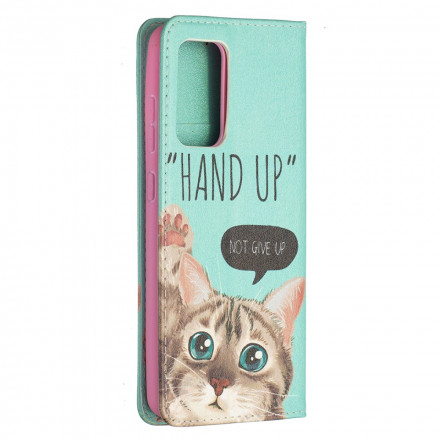 Flip Cover Samsung Galaxy A52 4G / A52 5G Hand Up Flip Cover Samsung Galaxy A52 4G / A52 5G Hand Up