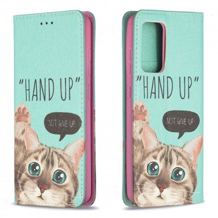Flip Cover Samsung Galaxy A52 4G / A52 5G Hand Up Flip Cover Samsung Galaxy A52 4G / A52 5G Hand Up