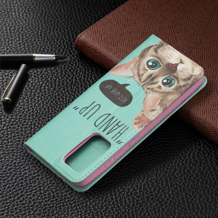Flip Cover Samsung Galaxy A52 4G / A52 5G Hand Up Flip Cover Samsung Galaxy A52 4G / A52 5G Hand Up