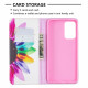 Flip Cover Samsung Galaxy 52 4G / A52 5G Fleur Aquarelle Flip Cover Samsung Galaxy 52 4G / A52 5G Fleur Aquarelle