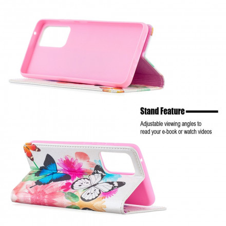 Flip Cover Samsung Galaxy A52 4G / A52 5G Papillons Colorés Flip Cover Samsung Galaxy A52 4G / A52 5G Papillons Colorés