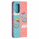 Flip Cover Samsung Galaxy A52 4G / A52 5G Bébés Éléphants Flip Cover Samsung Galaxy A52 4G / A52 5G Bébés Éléphants