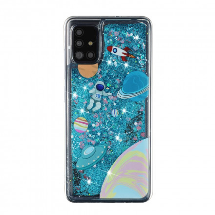 Coque Samsung Galaxy A52 4G / A52 5G Espace Paillettes Coque Samsung Galaxy A52 4G / A52 5G Espace Paillettes