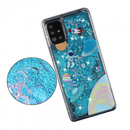 Coque Samsung Galaxy A52 4G / A52 5G Espace Paillettes Coque Samsung Galaxy A52 4G / A52 5G Espace Paillettes