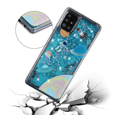 Coque Samsung Galaxy A52 4G / A52 5G Espace Paillettes Coque Samsung Galaxy A52 4G / A52 5G Espace Paillettes